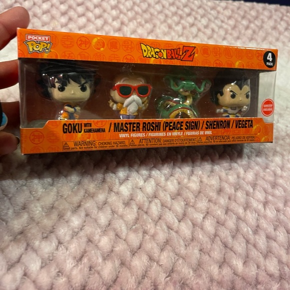 Other - Funko Dragon Ball Z Pocket Pop 4 Pack Gamestop Exclusive. Sealed brand new!!